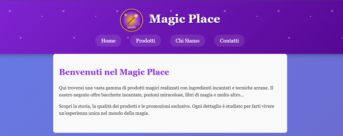 MAGIC PLACE demo